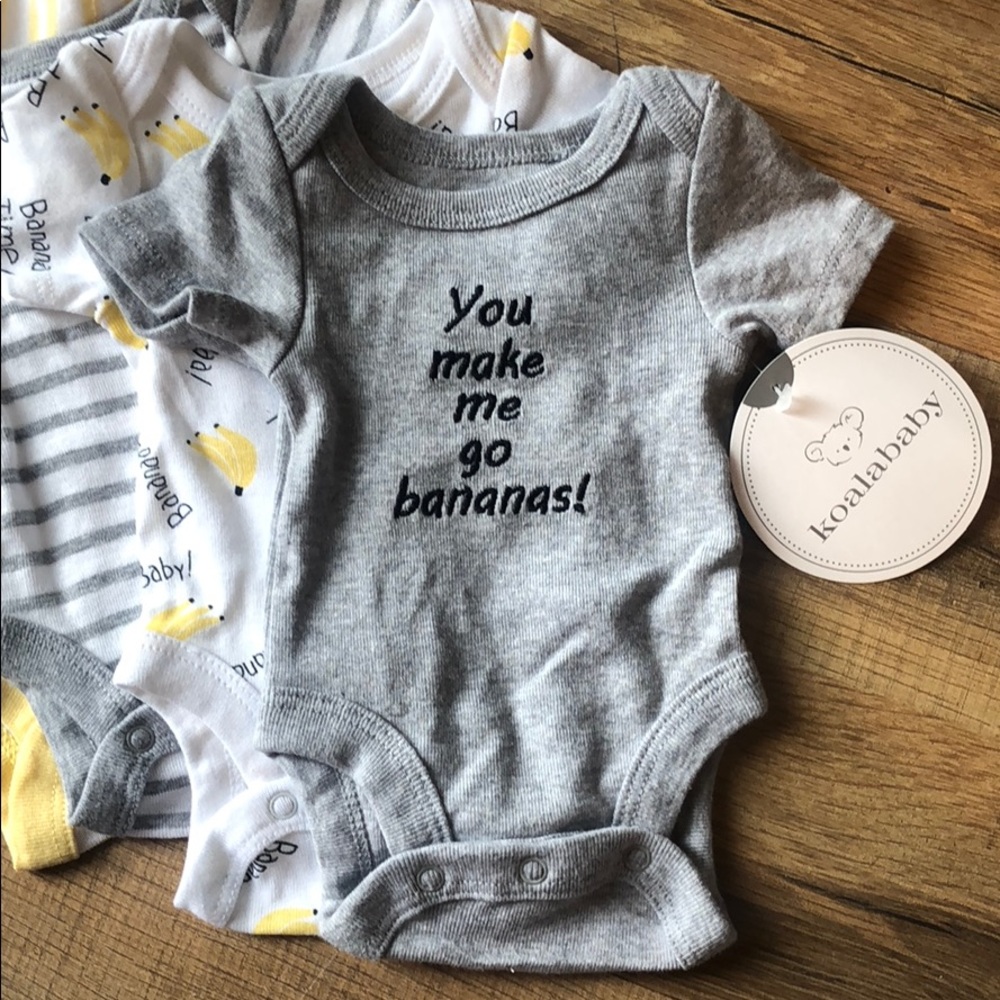 Koala Baby Premie Pack of 4 Bodysuits NWT! - Picture 2 of 3